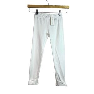 Janie and Jack White Girls Leggings NWT Size 6
